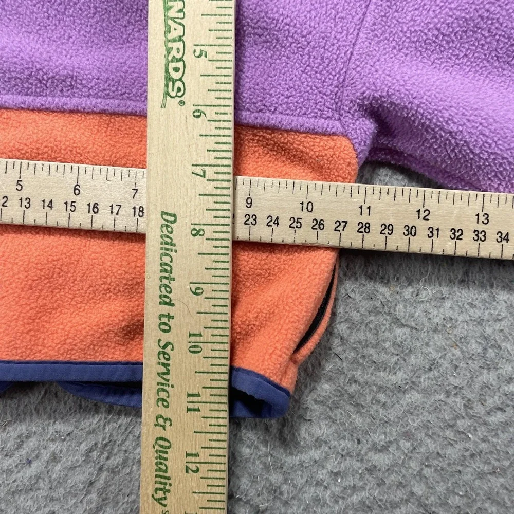 Patagonia Jacket Girls 3-6 Months Multicolor Fleece Full Zip Pocket Colorblock